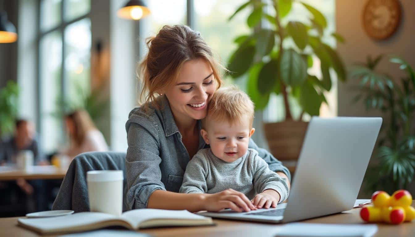 Illustration: Pourquoi le bien-être du bébé et du parent est crucial dans le cadre professionnel
