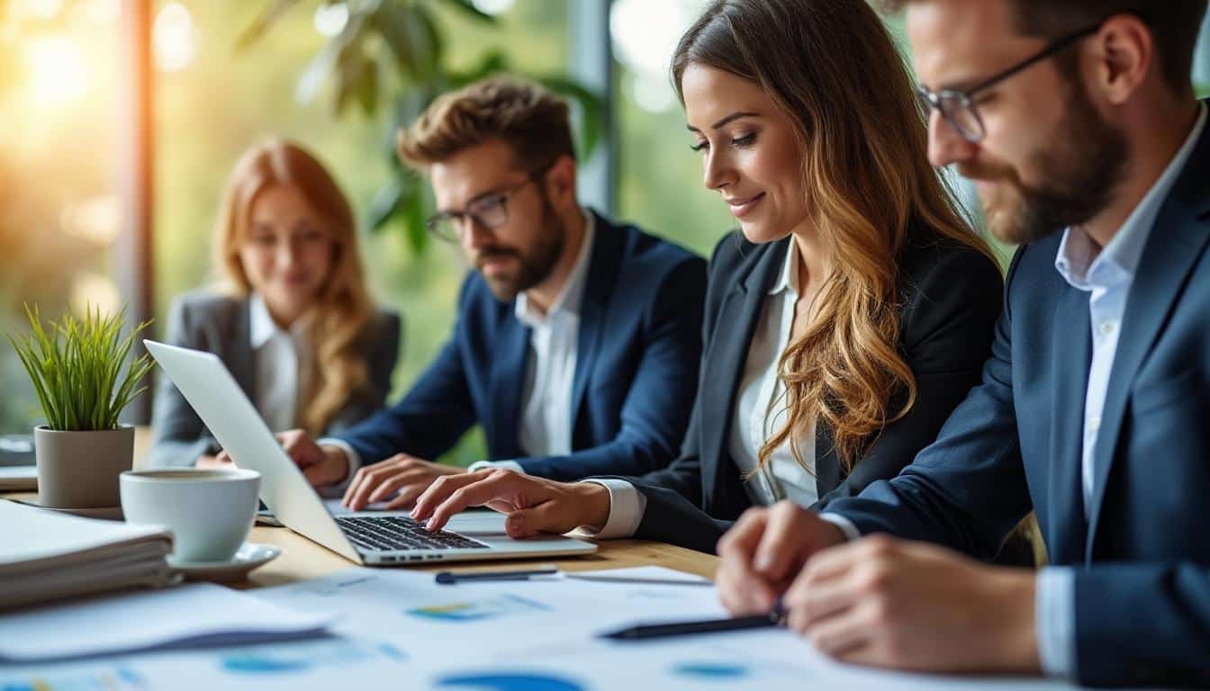 Illustration: Comment le service LBP Net Entreprise facilite la gestion bancaire des entreprises