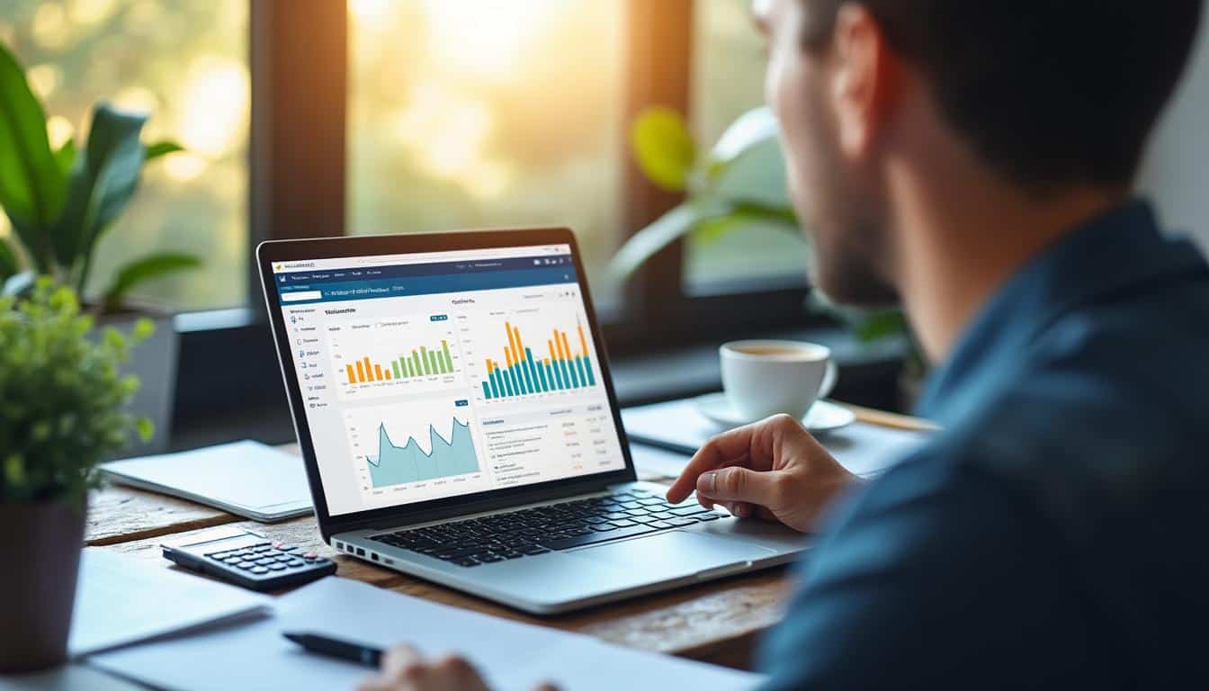 Illustration: Les fonctionnalités clés offertes par LBP Net Entreprise pour un suivi financier efficace
