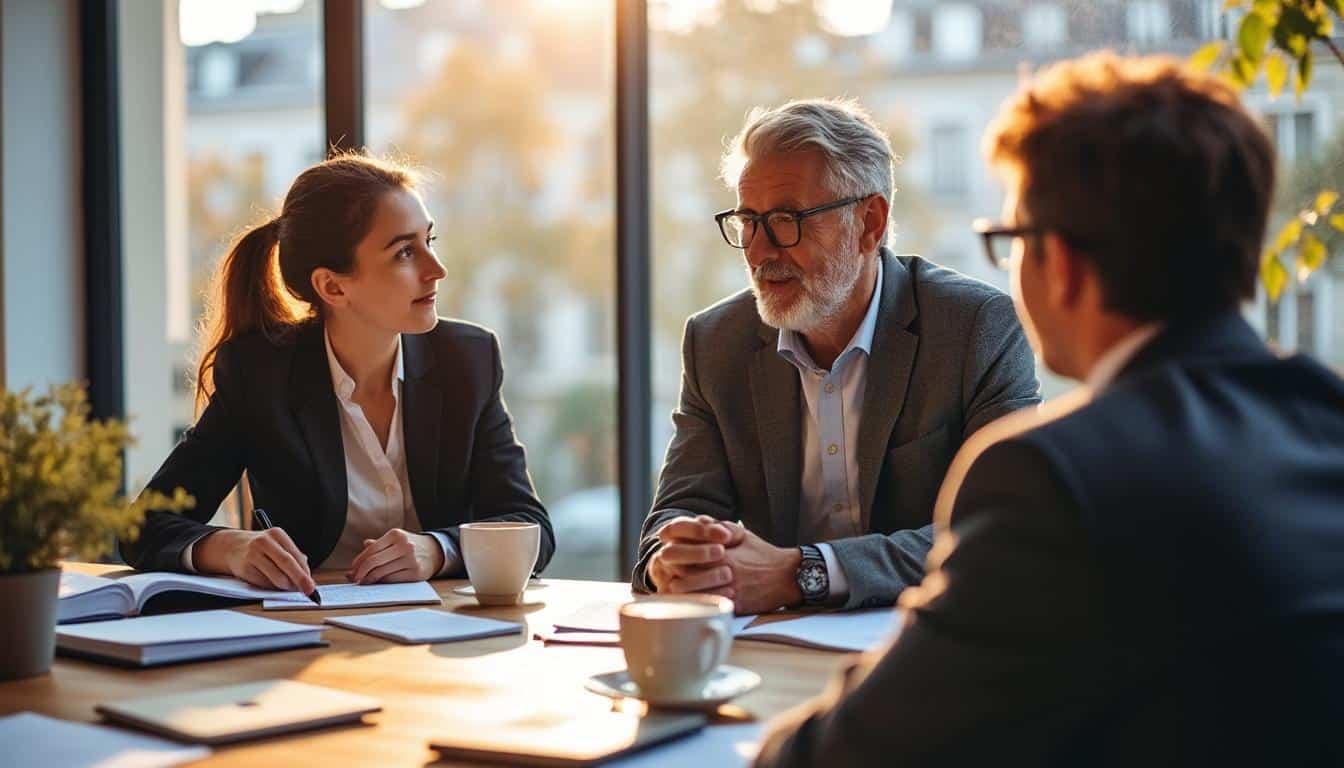 Illustration: Qui est le spécialiste à la tête de l’entreprise Leconte et ses partenaires clés ?