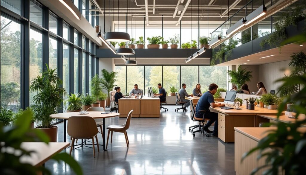 Architecture du plan de bureau en entreprise : optimiser espace et bien-être