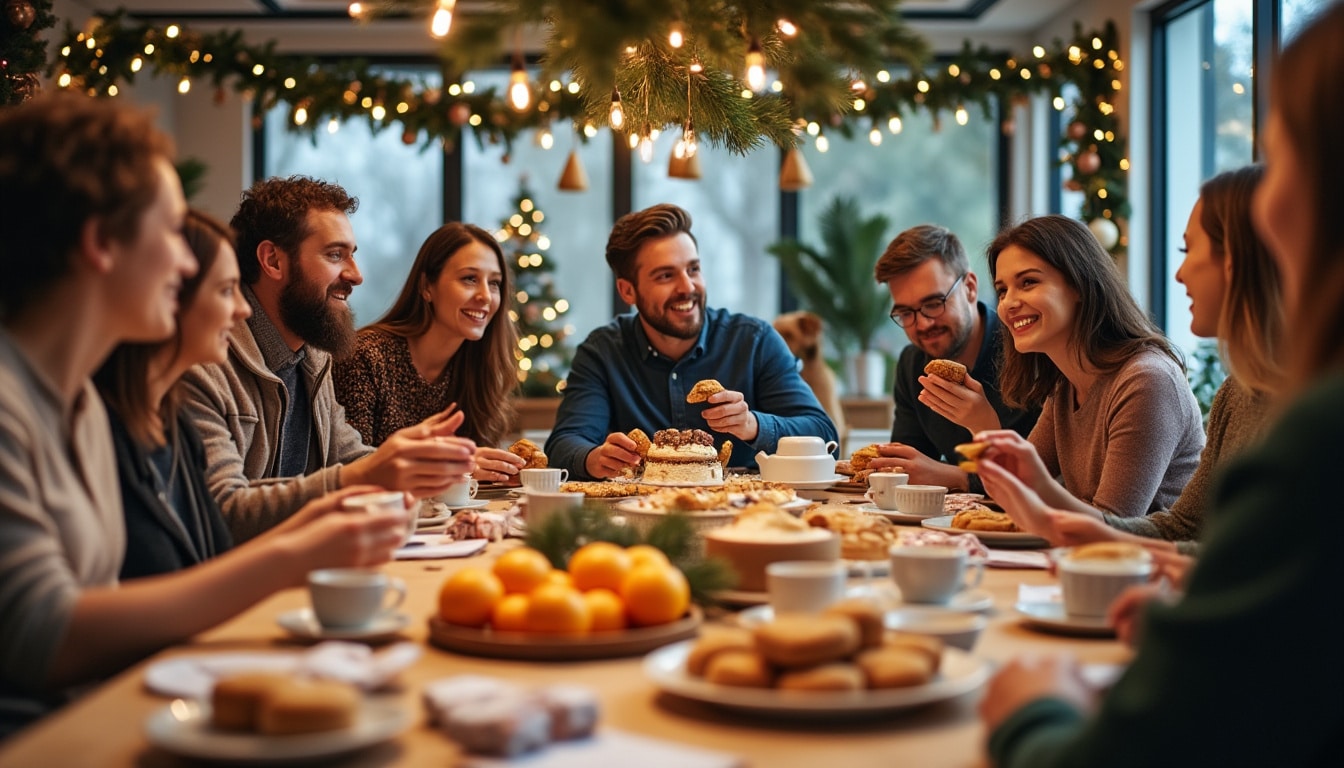 Illustration: Pourquoi choisir un moment convivial pour un goûter de Noël au sein de l’entreprise ?