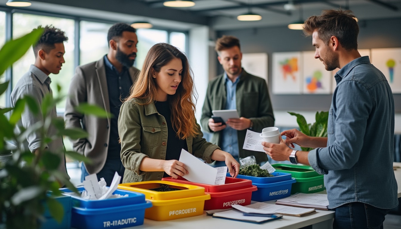 Illustration: Comprendre les fondamentaux du tri des déchets en entreprise