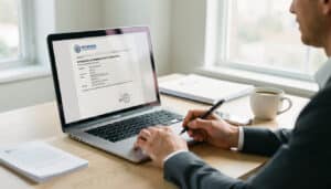 Attestation de domiciliation d’entreprise en PDF