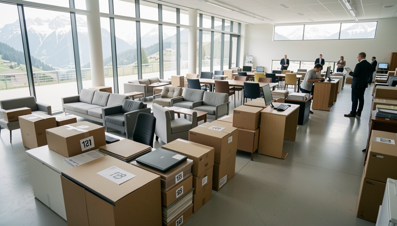 Vente aux enchères après liquidation en Haute-Savoie